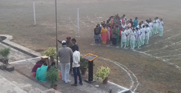 26 jan 2018 Republic Day Celebrated in Bangur Nagar Junior College - Dandeli