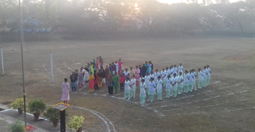 26 jan 2018 Republic Day Celebrated in Bangur Nagar Junior College - Dandeli