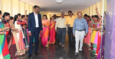 1st Feb ,We had Celebrated Lamp Lighting & Oath Taking Ceremony , 9th Batch of 1st year GNM Students, KLES Institute of Nursing Sciences Dandeli.