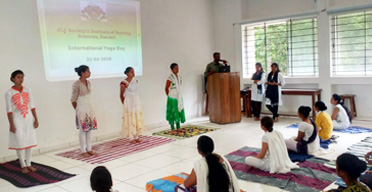 International  yoga day has celebrated on 21-06-2018
