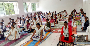 International  yoga day has celebrated on 21-06-2018